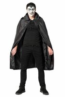 Halloween Cape Dracula - Satijn - Zwart - Volwassenen Halloween Cape Dracula - Satijn - Zwart - Volwassenen