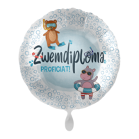 Folieballon - Zwemdiploma Proficiat - 45 cm - Helium- en Luchtvulling Folieballon - Zwemdiploma Proficiat - 45 cm - Helium- en Luchtvulling