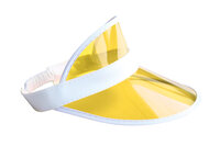 Zonneklep Geel - Jaren 80 & 90 Disco  Zonneklep Geel - Jaren 80 & 90 Disco