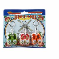 Sleutelhangers Set Dubbel - Klomp Set - 3 stuks