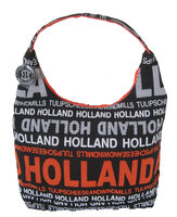 Schoudertas - Holland Tekst - Zwart-Wit-Oranje - Souvenir