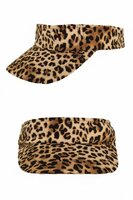 Festival Zonneklep - Panter Print - Foute Party Festival Zonneklep - Panter Print - Foute Party