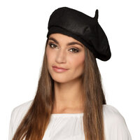 Franse Baret - Zwart - Volwassenen