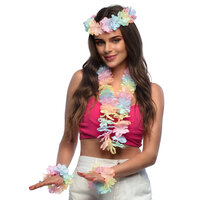 Hawaii Set Pastel - Strandfeest Festival - 4-delig Hawaii Set Pastel - Strandfeest Festival - 4-delig