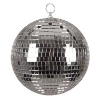 Discobal Zilver - Jaren 80 & 90 Accessoire - 20 cm