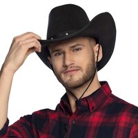 Cowboyhoed Wichita - Zwart - Volwassenen  Cowboyhoed Wichita - Zwart - Volwassenen