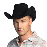 Cowboyhoed Wyoming - Zware Vilt Kwaliteit - Zwart Cowboyhoed Wyoming - Zware Vilt Kwaliteit - Zwart