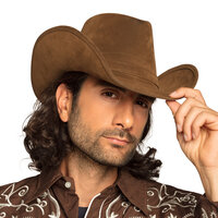 Cowboyhoed Wyoming - Zware Vilt Kwaliteit - Bruin Cowboyhoed Wyoming - Zware Vilt Kwaliteit - Bruin