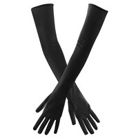 Handschoenen Zwart Lang - Jaren 20 Charleston - Volwassenen Handschoenen Zwart Lang - Jaren 20 Charleston - Volwassenen