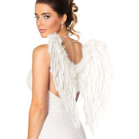 Engelen Vleugels - Halloween - Fantasy Veren - Wit - Vrouwen Engelen Vleugels - Halloween - Fantasy Veren - Wit - Vrouwen