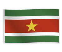 Vlag Suriname - Landen Decoratie Vlag - 90 x 150 cm Vlag Suriname - Landen Decoratie Vlag - 90 x 150 cm