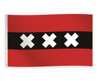 Decoratievlag Amsterdam - Vlag Hoofdstad - 90 x 150 cm Decoratievlag Amsterdam - Vlag Hoofdstad - 90 x 150 cm