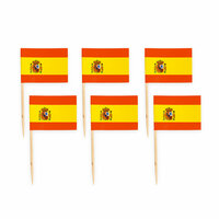 Cocktailprikkers Spanje 50 stuks Cocktailprikkers Spanje 50 stuks