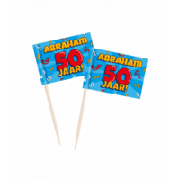 Abraham Cocktailprikkers Cartoon - 50 jaar Abraham Cocktailprikkers Cartoon - 50 jaar