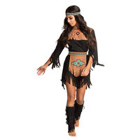 Indiaan She-Wolf Kostuum - Dames Indiaan She-Wolf Kostuum - Dames