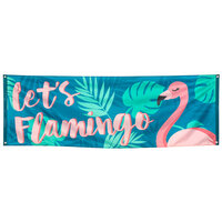 Hawaii Banner - Flamingo Party - 74 x 220 cm Hawaii Banner - Flamingo Party - 74 x 220 cm
