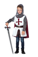 Ridder Kostuum - Templar Knight Wit - Jongens