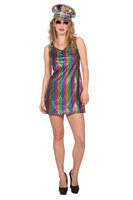  Jurkje Regenboog Bling - Festival - Glitter en Glamour - Dames