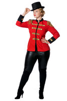 Circus Jas Rood - Viva Las Vegas Showgirl Circus Directrice - Dames Circus Jas Rood - Viva Las Vegas Showgirl Circus Directrice - Dames
