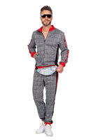 Trainingspak grijs met strepen Trainingspak grijs met strepen