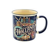 Souvenir Mok - Beker Holland - Vintage Blauw