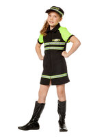 Politie Jurk - Neon Geel - Agent en Detective - Meisje