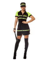 Politie Jurk - Neon Geel - Dame