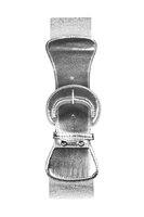Stretchriem Zilver - Jaren 80 Disco - Volwassenen Stretchriem Zilver - Jaren 80 Disco - Volwassenen