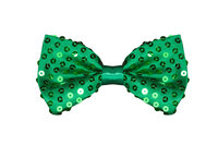 Strikje - Pailletten - Groen