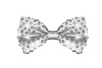 Strikje - Pailletten - Zilver