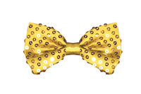 Strikje - Pailletten - Goud