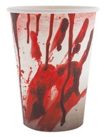 Halloween Bekertjes Bloederig - 8 stuks