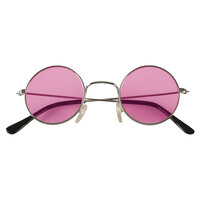 Feestbril John Lennon - Roze - Jaren 60 & 70 Hippie Feestbril John Lennon - Roze - Jaren 60 & 70 Hippie