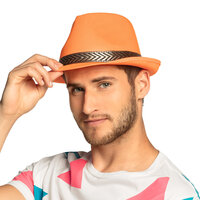 Hoed Oranje Funky  Hoed Oranje Funky
