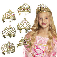 Prinsessen Kroontje - Tiara Goud - Volwassenen en Kinderen Prinsessen Kroontje - Tiara Goud - Volwassenen en Kinderen