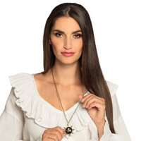 Piraat Ketting - Piratenwiel Doodshoofd - Piraten Accessoire