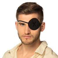 Ooglapje Luxe - Piraten Ooglap Zwart Ooglapje Luxe - Piraten Ooglap Zwart