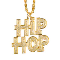 Ketting Hip Hop - Goud met Diamant - Rapper Ketting 