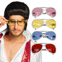 Feestbril Elvis - King of Rock 'n Roll - Assorti Feestbril Elvis - King of Rock 'n Roll - Assorti