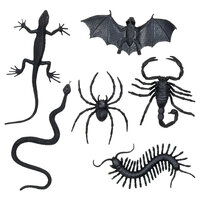 Griezelige Beesten Set - Halloween Decoratie - 6 stuks