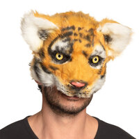 Masker Tijger - Pluche - Dierenmasker - Volwassenen Masker Tijger - Pluche - Dierenmasker - Volwassenen