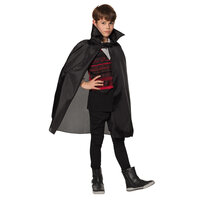 Kindercape Nightfall Zwart - Vampier Cape - Kinderen Kindercape Nightfall Zwart - Vampier Cape - Kinderen