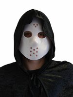 Halloween Hockey Masker Wit