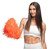 Cheerleader Pompom Oranje Cheerleader Pompom Oranje