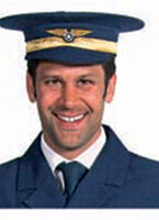 Pilotenpet donker blauw luxe