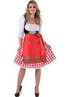 Dirndl jurk 3-delig knielengte