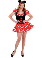 Minnie Mouse Sexy Jurk - Dames