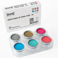Grimas Schmink Palette Water Make-up - 6 kleuren - Parel Grimas Schmink Palette Water Make-up - 6 kleuren - Parel