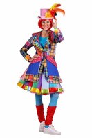 Carnavalsjas Dames Sale - Clown Kleurrijk Carnavalsjas Dames Sale - Clown Kleurrijk