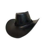 Cowboyhoed Volwassenen - Nepleer - Zwart Cowboyhoed Volwassenen - Nepleer - Zwart